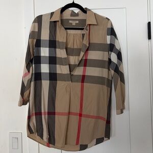 Burberry Tunic with Signature Check Accents